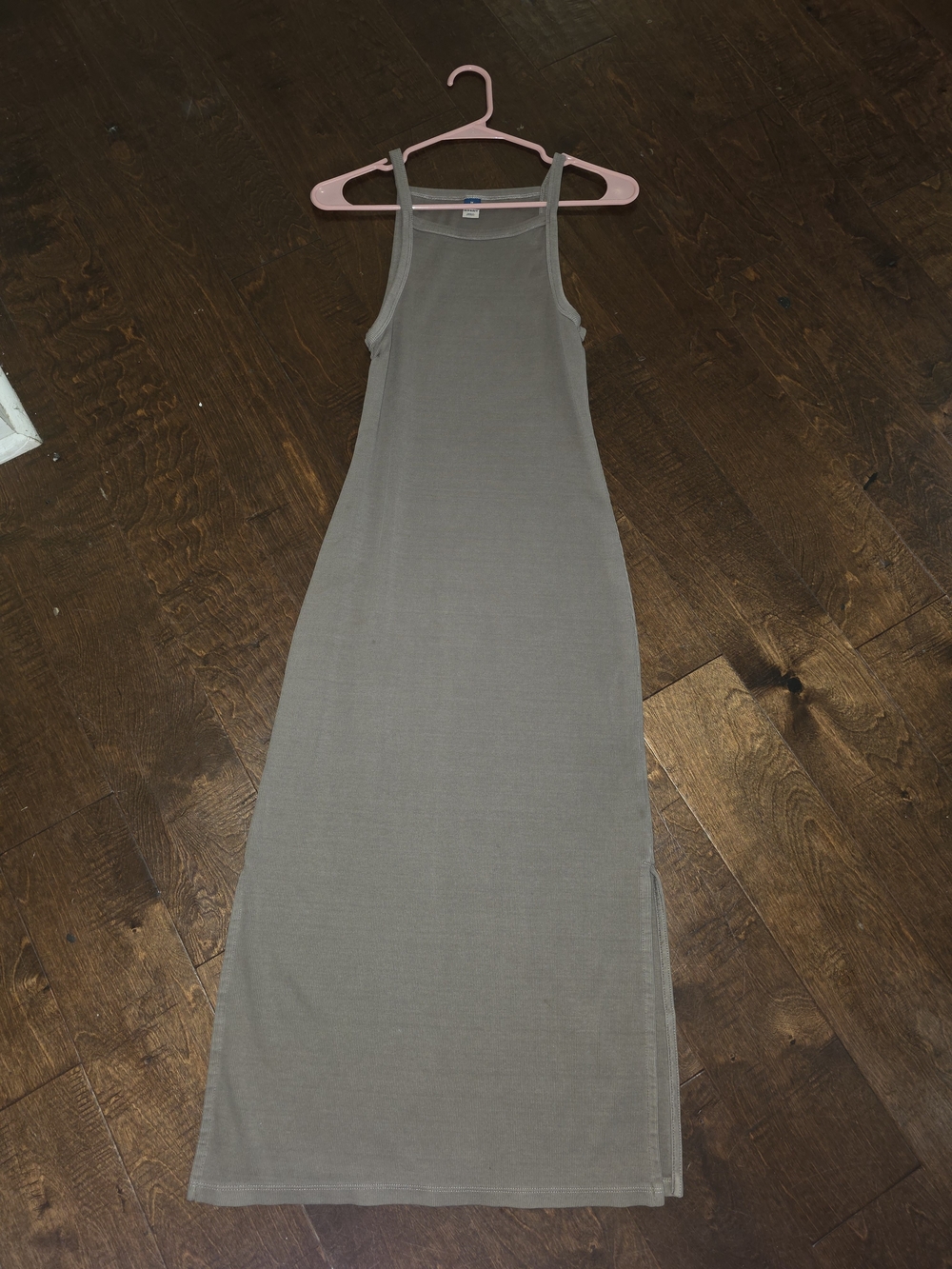 Old Navy Olive Green Sleeveless Maxi Tank Dress